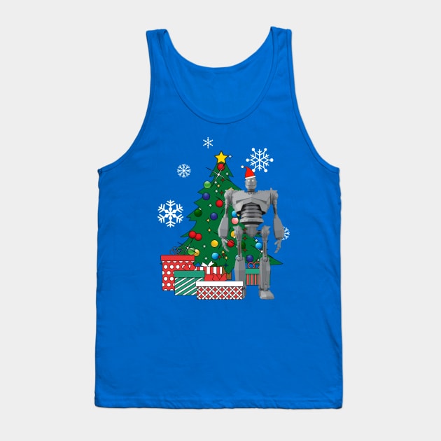 Iron Giant Around The Christmas Tree Tank Top by Nova5